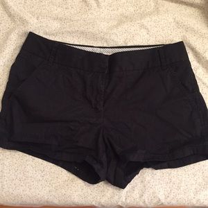J Cree black chino shorts